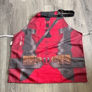 Deadpool Graphic Red Apron reversible